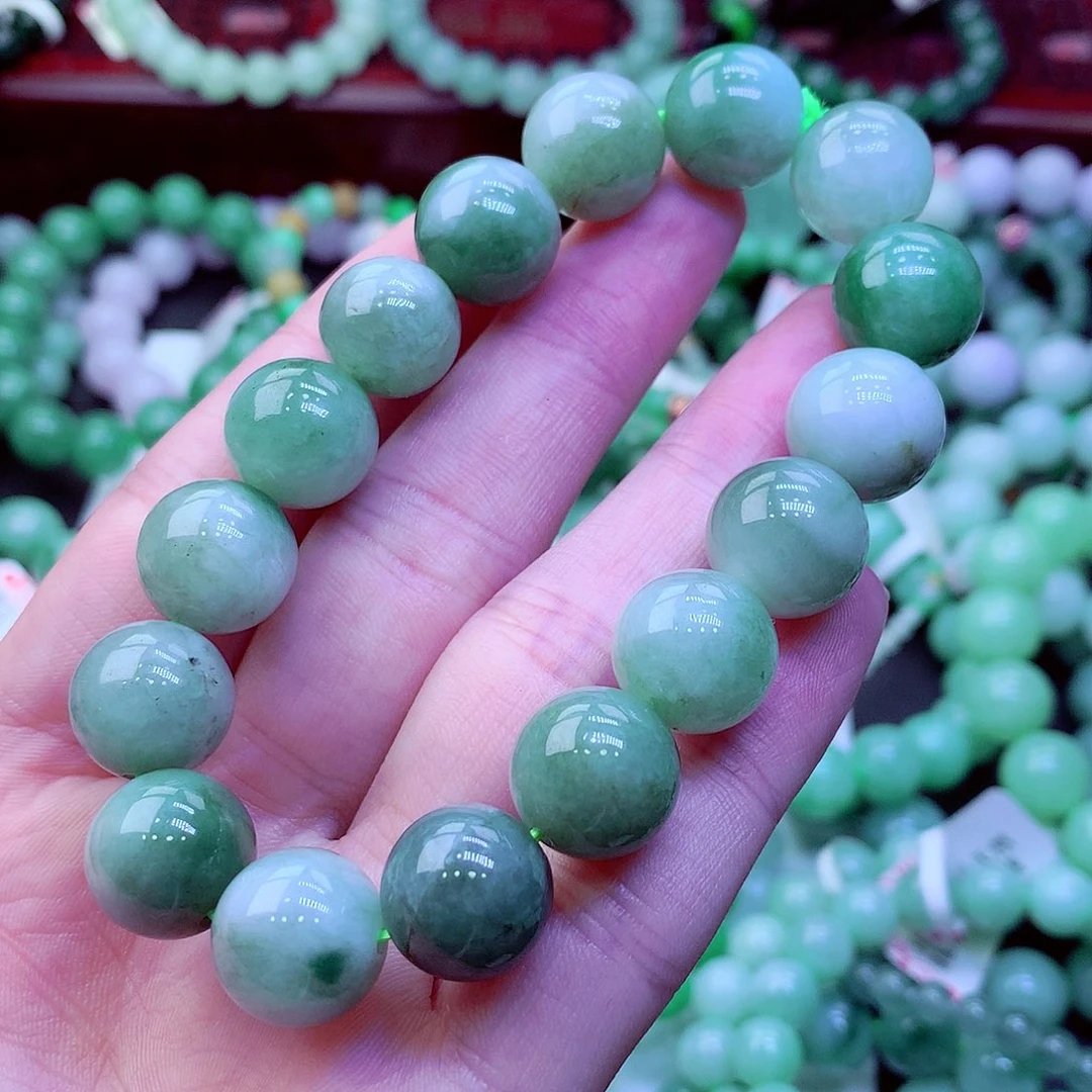 翡翠未镶嵌毛衣链