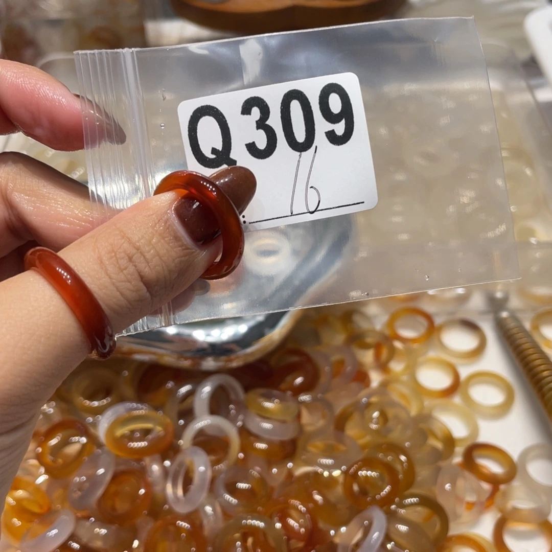 玛瑙/玉髓未镶嵌戒指309