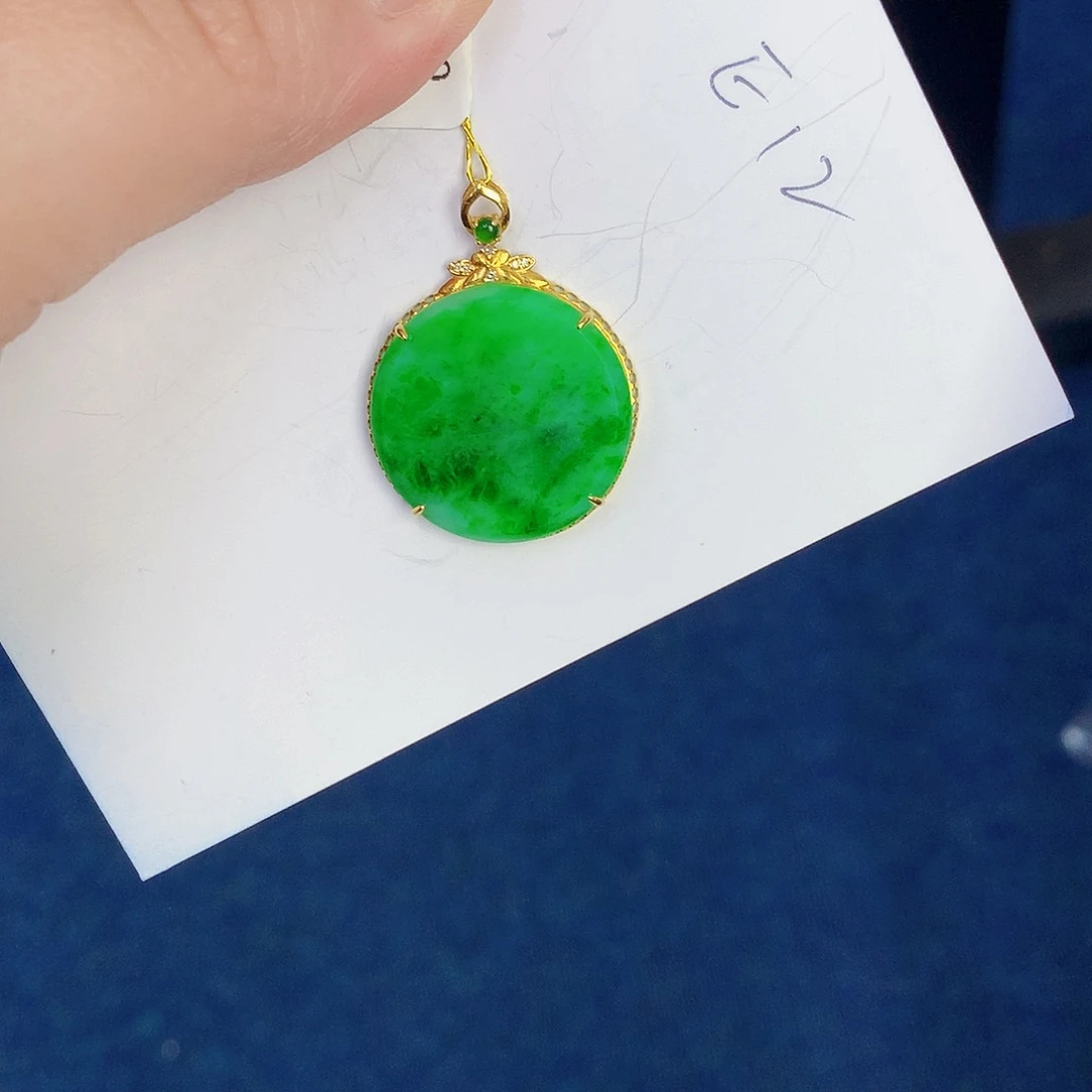 【闪购商品】翡翠18K金镶嵌颈饰00000000