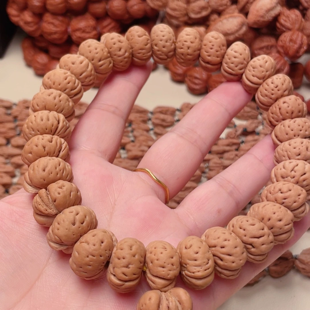 节***升吊坠文玩核桃玉女