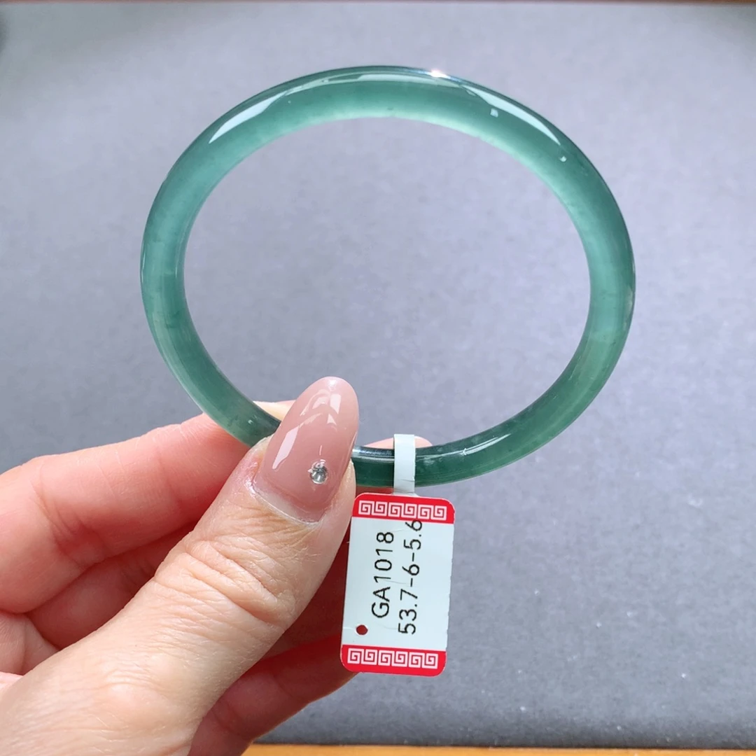 翡翠手镯未镶嵌天然翡翠手镯叮当镯