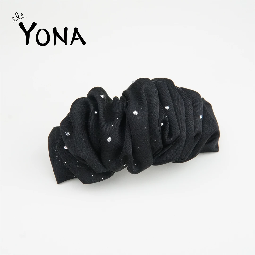 【TH026】满天星毛毛虫百搭经典气质马尾发夹减龄高级感发饰头饰