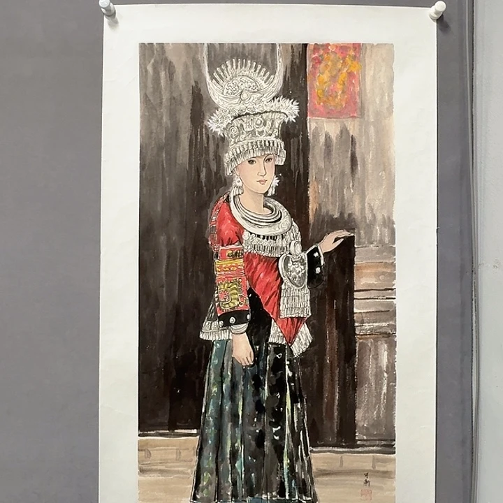 国画亲笔手绘放心去藏