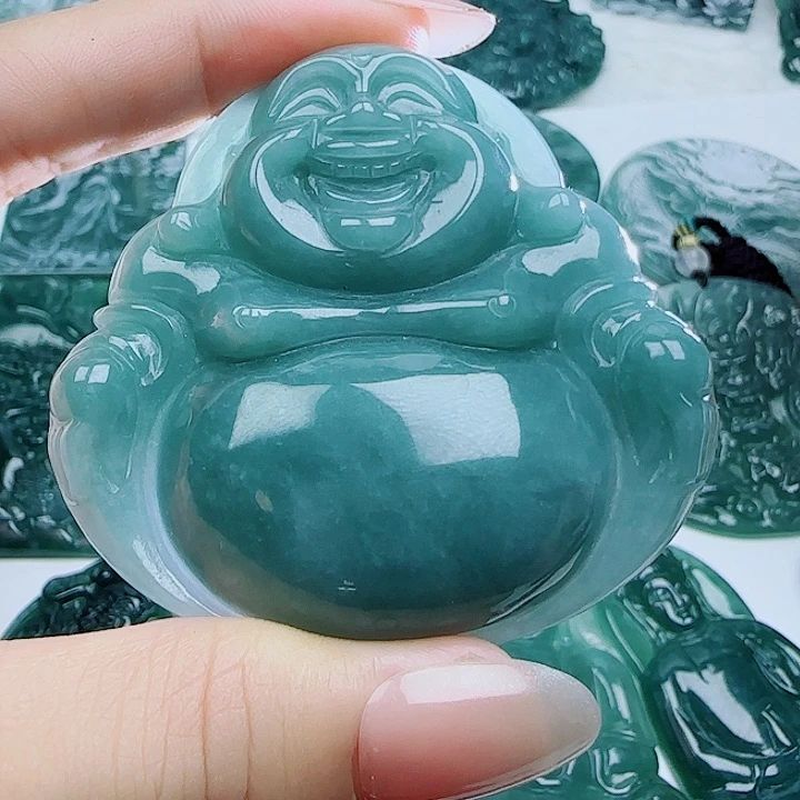 翡翠未镶嵌颈饰多样性发货天然的A货翡翠