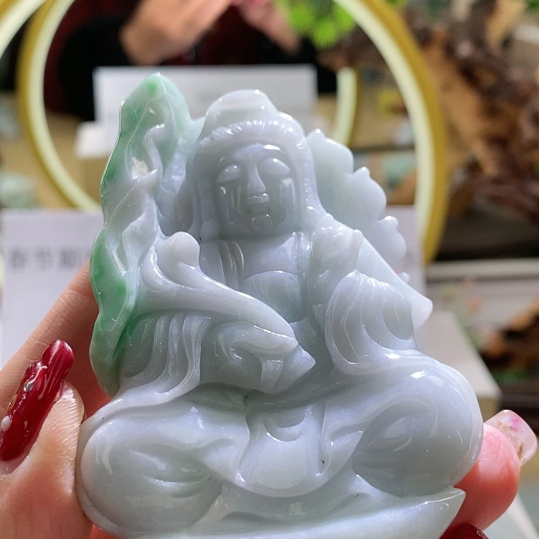 【闪购商品】翡翠颈饰未镶嵌观音