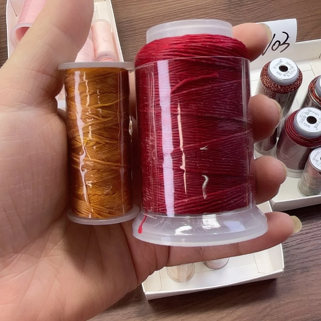 聚酯纤维1.0泰蜡30克中国红，0.2泰蜡12克金黄