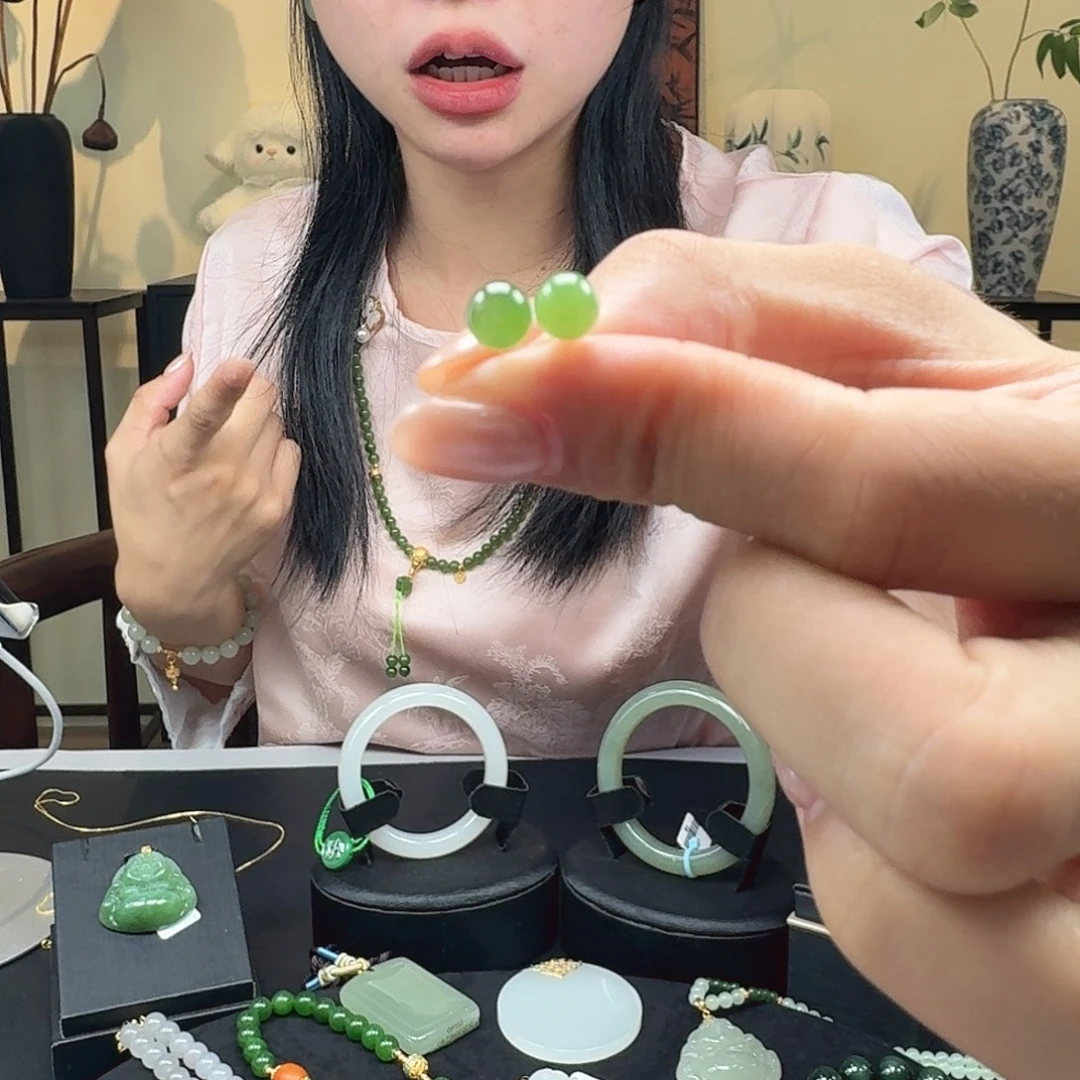 颈饰银S925镶嵌和田玉