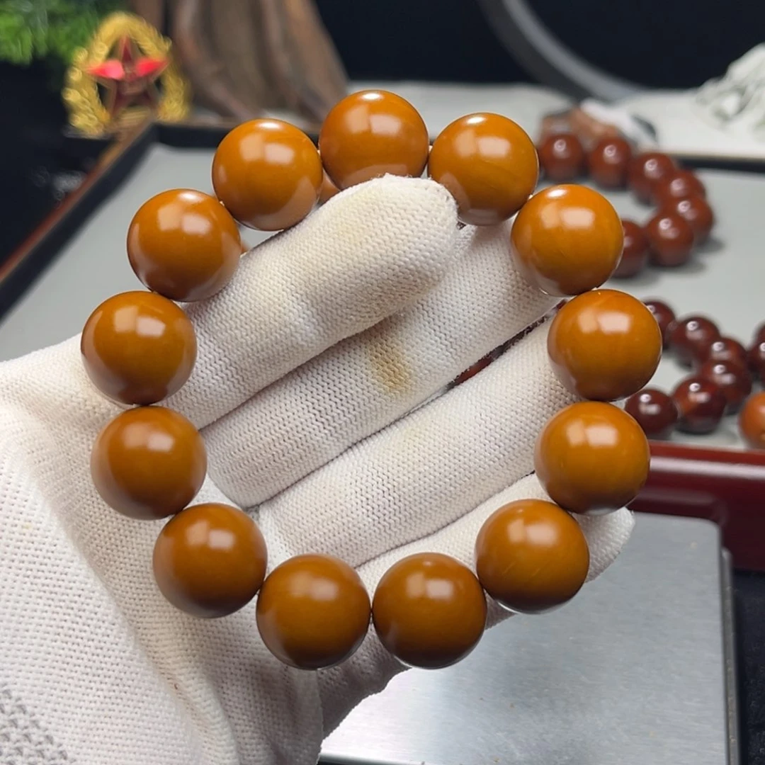 橄榄核手串T***E1.7树王全品铁核 小孔