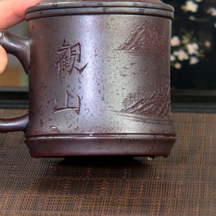 茶杯紫砂高货放漏