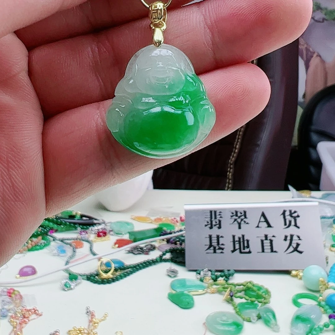 翡翠吊坠(赠链)银S925镶嵌