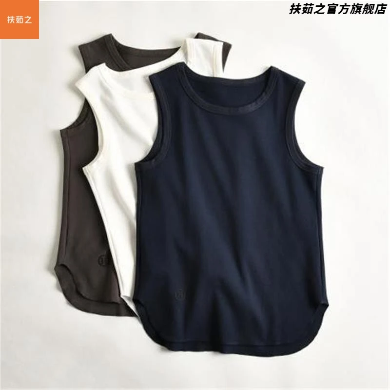 特大码300斤美式潮流宽松纯色无袖背心男装夏季薄款休闲坎肩马甲2