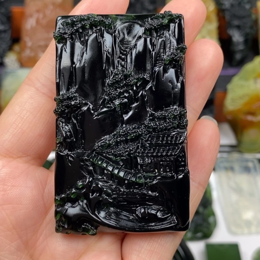 【闪购商品】蛇纹石玉未镶嵌颈饰大*