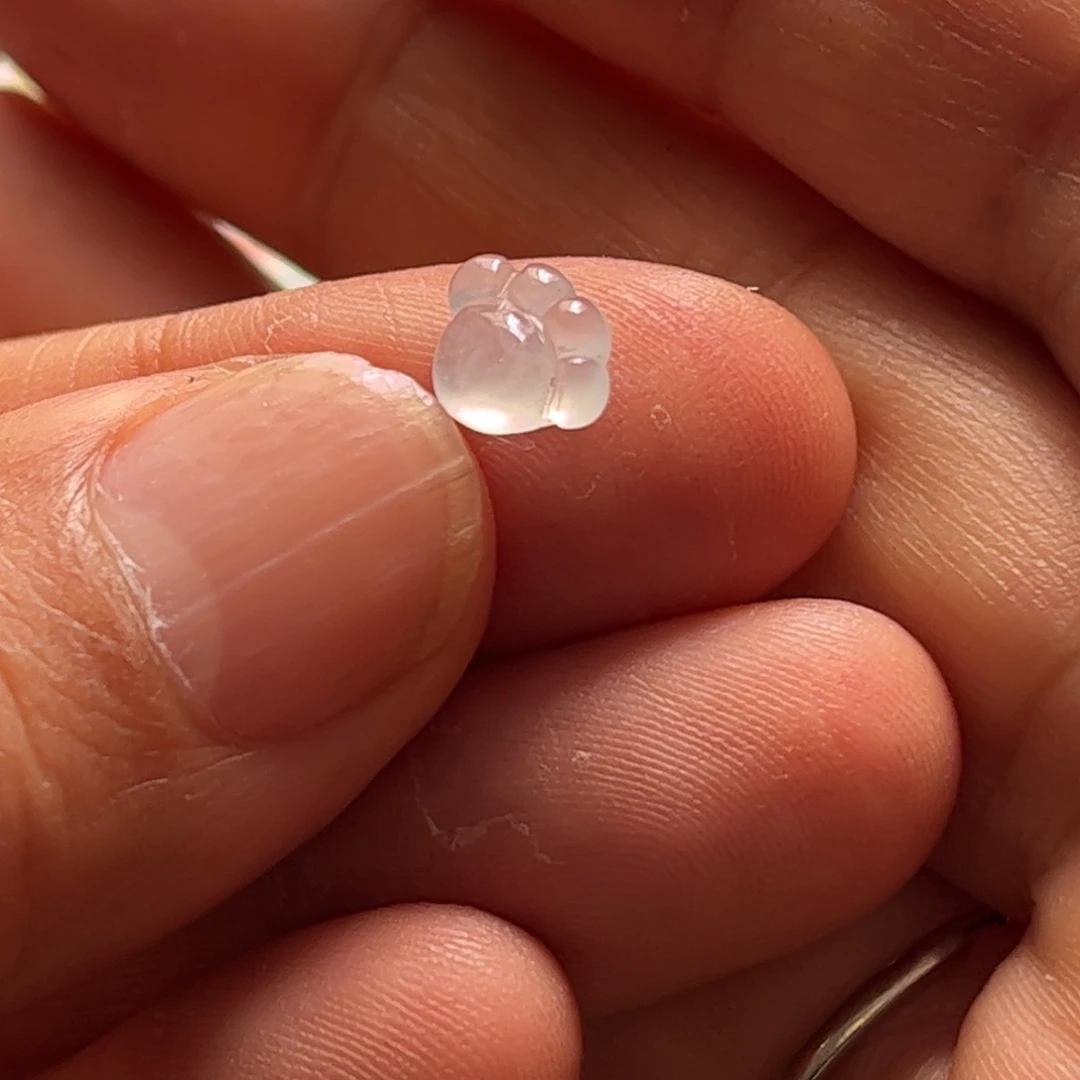 翡翠未镶嵌颈饰猫爪