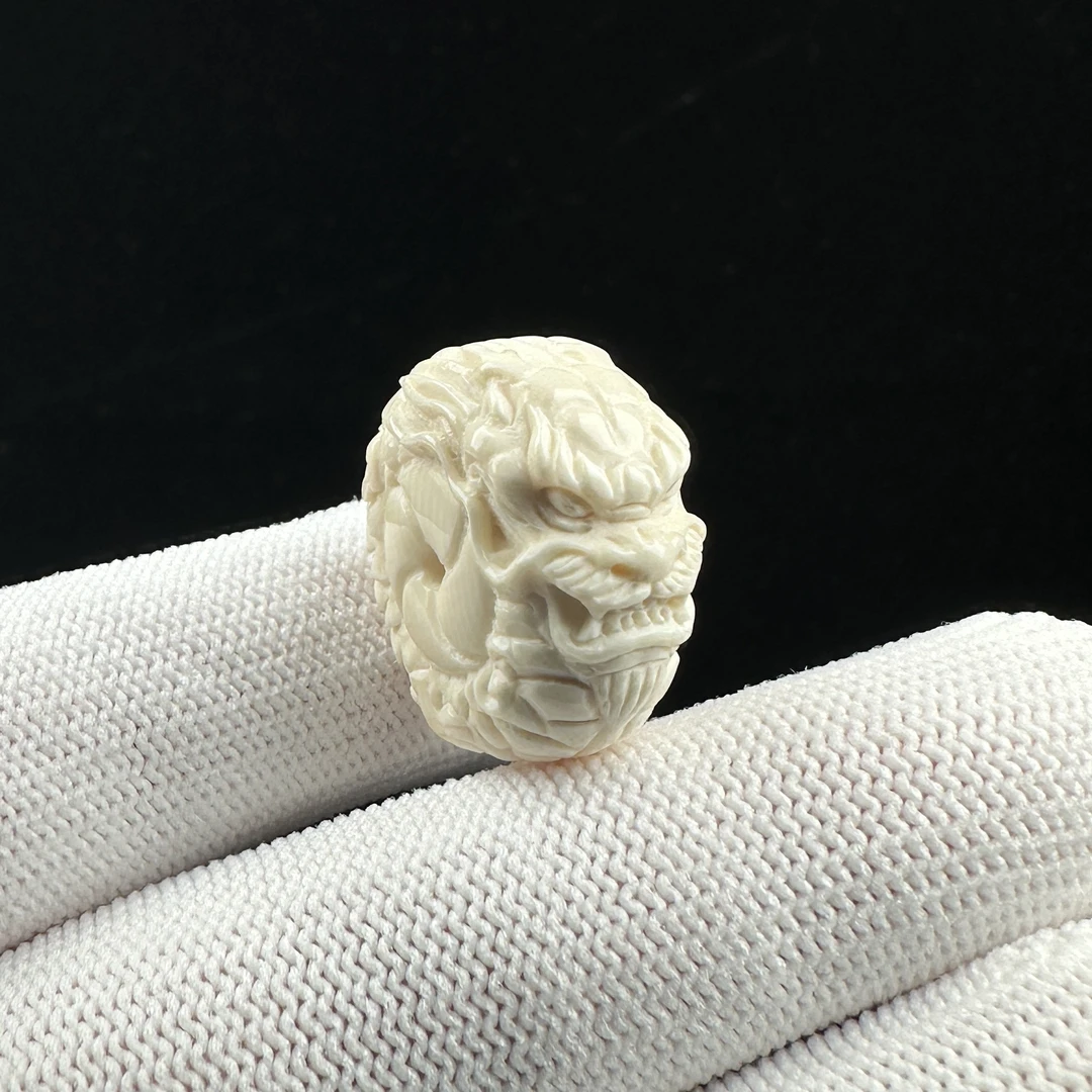 J2647天然猛犸 龙扣21.4*10.8mm支持鉴定假一罚四