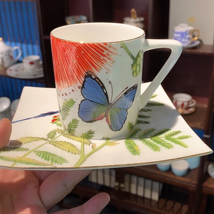 瓷片单杯碟单杯碟