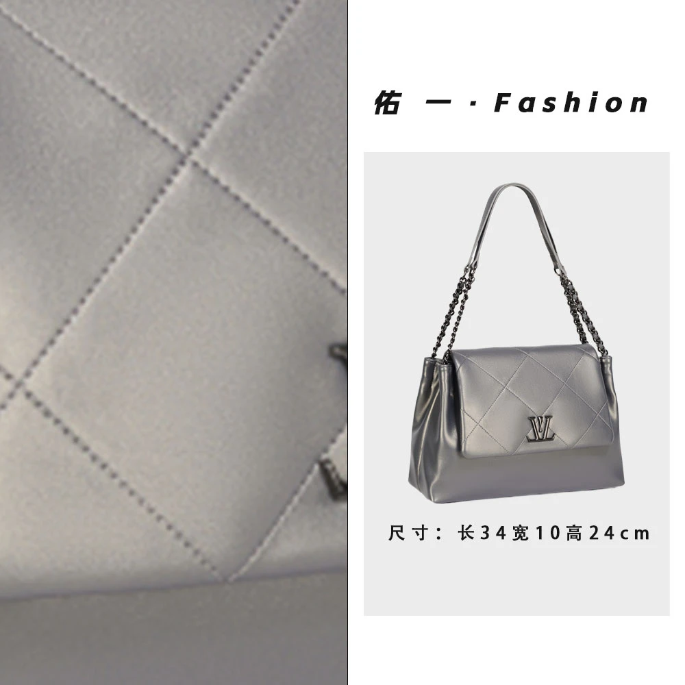 【工厂直销】GQ-17761-枪灰色轻奢女包