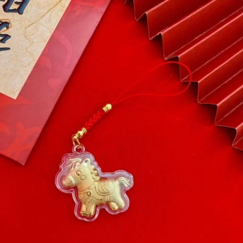 小马钥匙扣新款爆款马年有钱俏皮可爱挂饰礼品