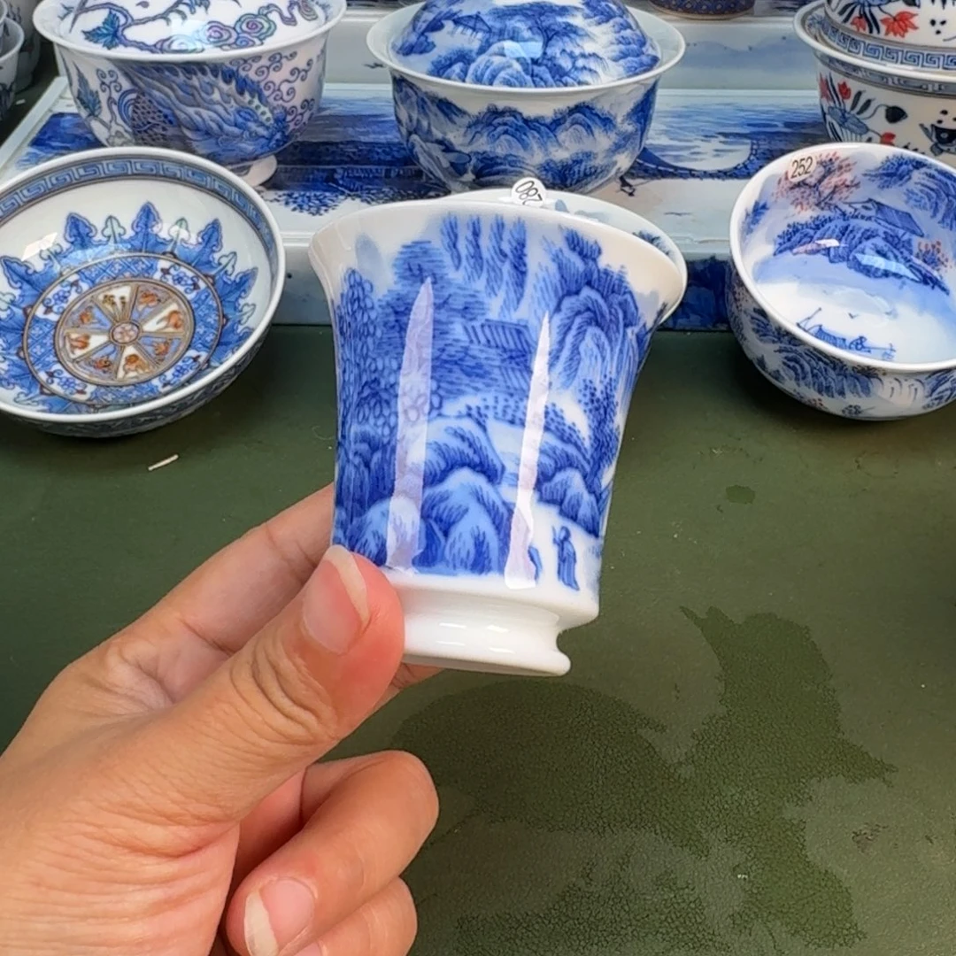 景德镇纯手绘茶具圆圆224
