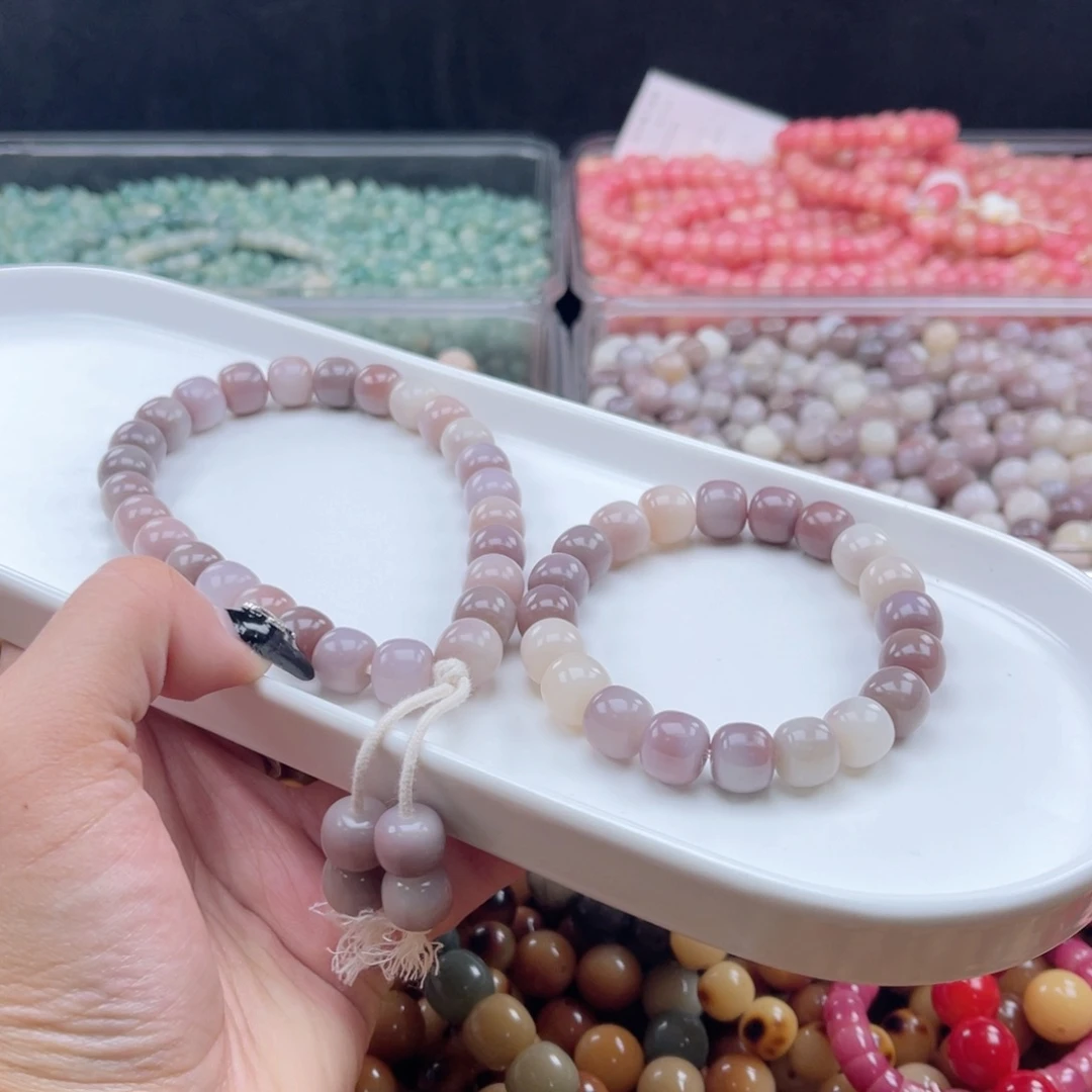 白玉菩提吊坠wq11mm50颗。香芋派 干磨