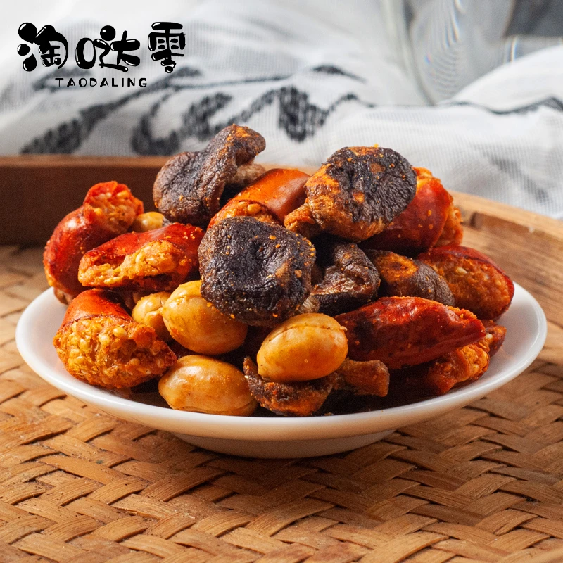 淘哒零辣菇脆户外追剧5袋*150g共750g