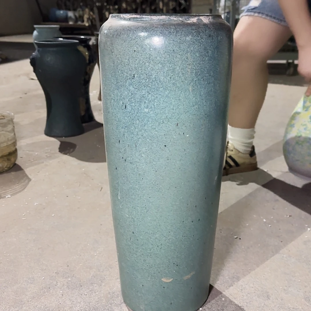 紫砂花盆高51口17