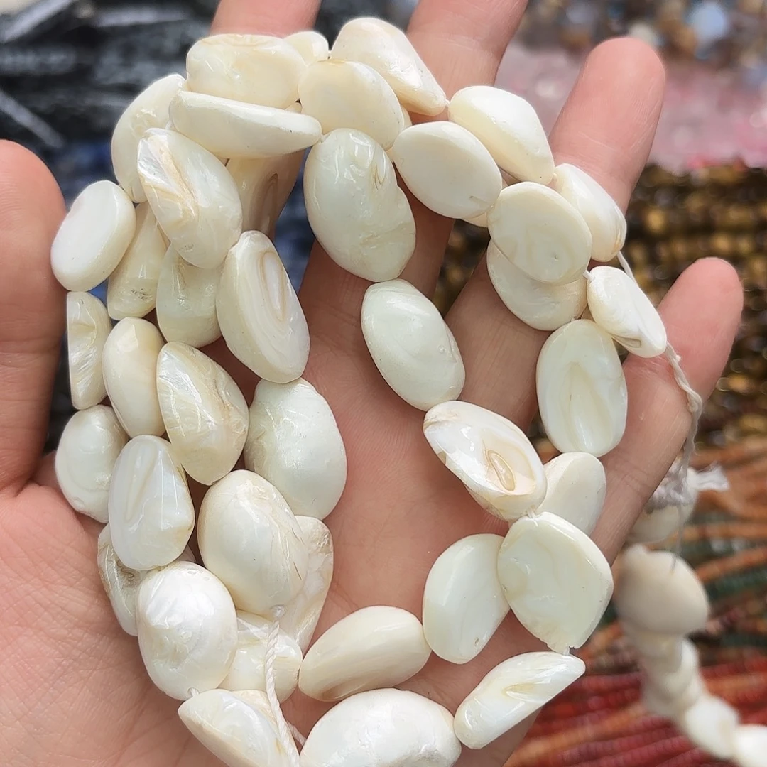 玛瑙/玉髓未镶嵌珠宝半成品1320贝壳随行一条