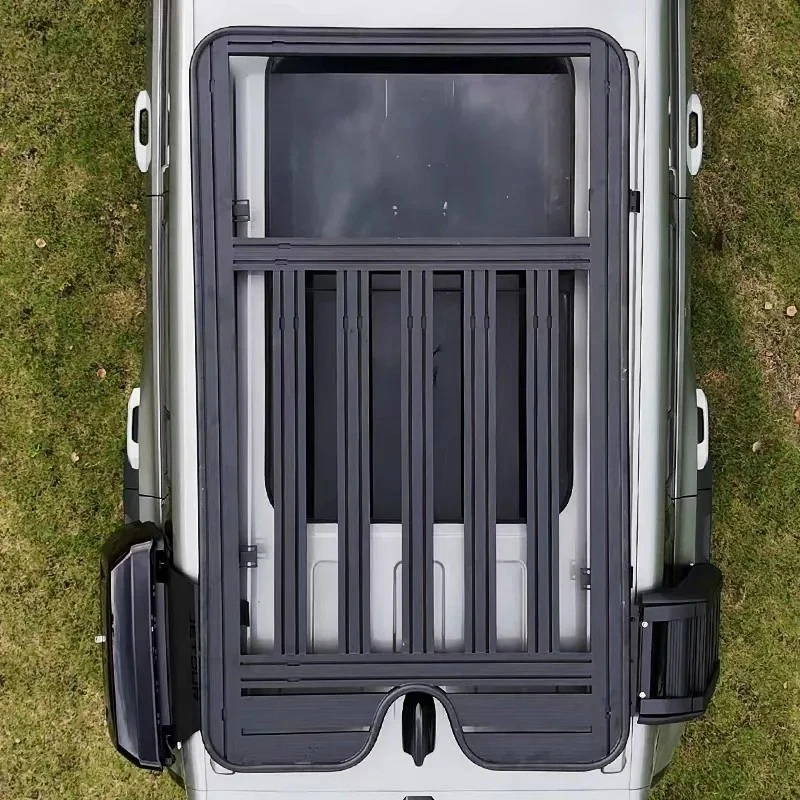 适用于各种定制车型铝合金平台折叠侧爬梯半自动小书包