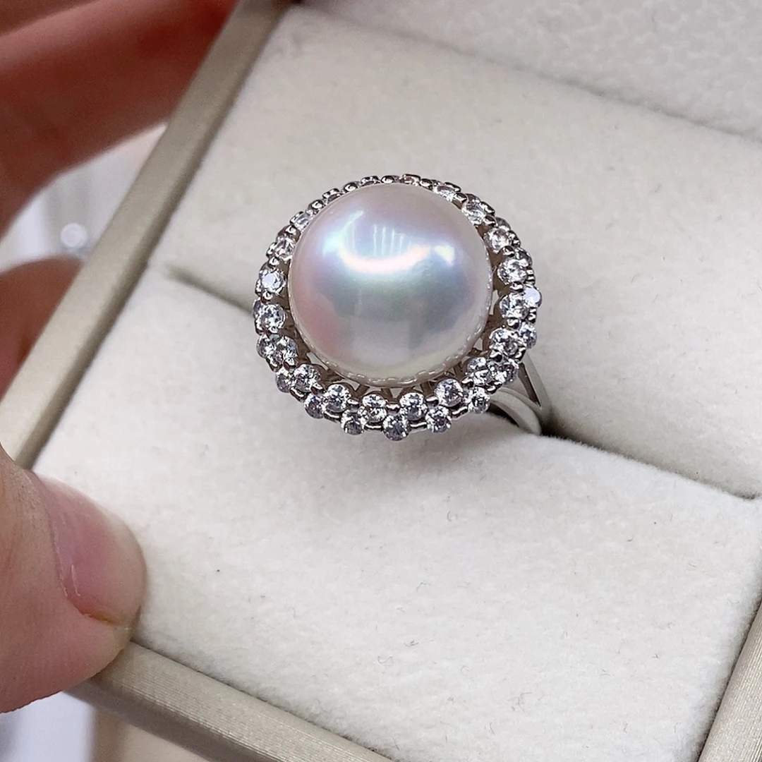 戒指合金淡水珍珠