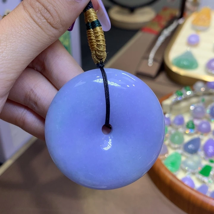 翡翠未镶嵌颈饰天然