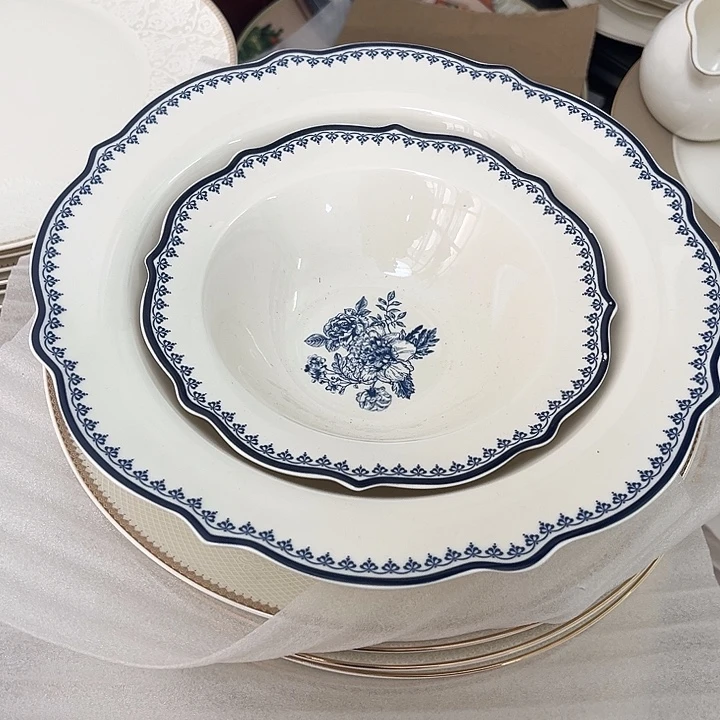 新骨瓷10寸汤草帽默认微瑕➕特价处理7