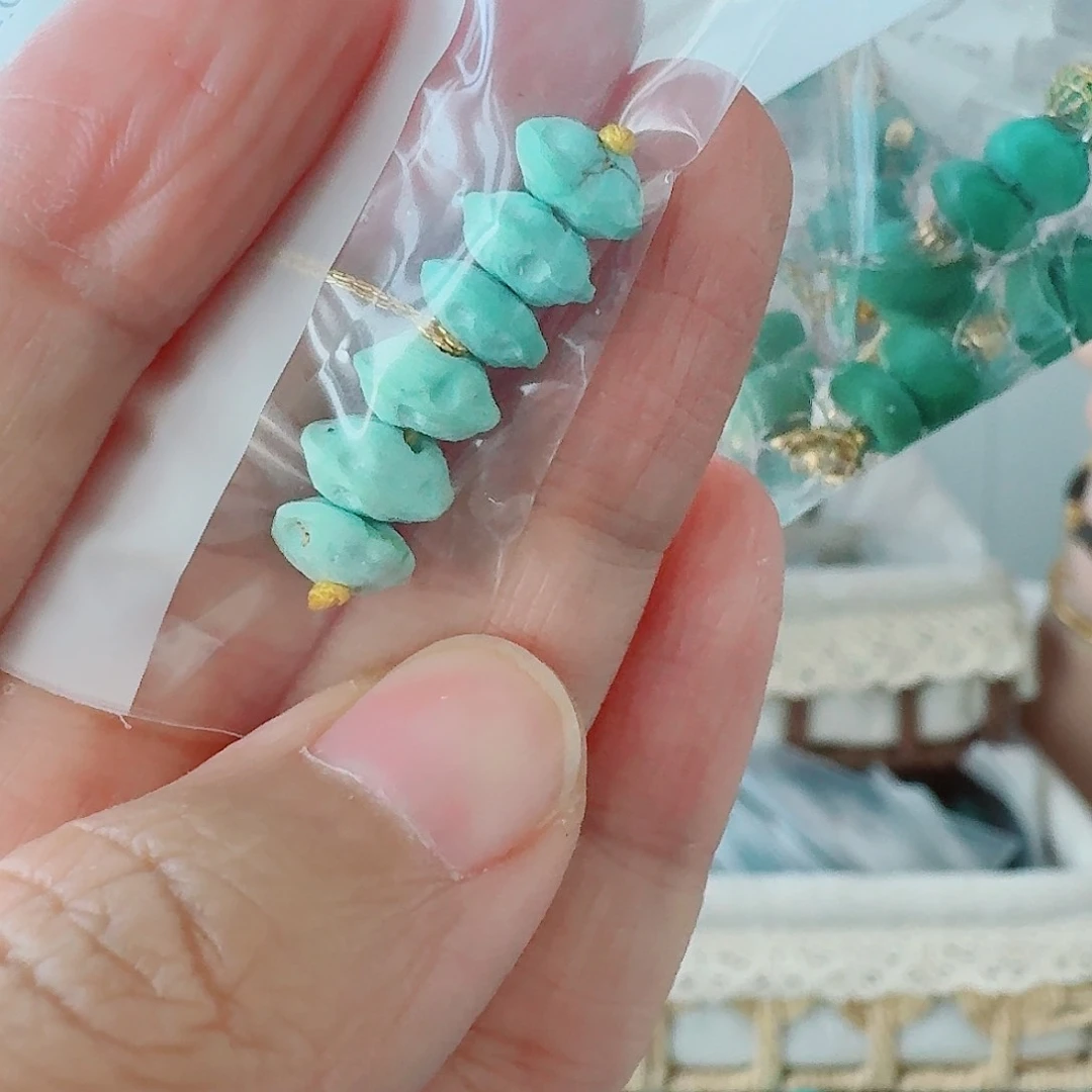 绿松石未镶嵌珠宝半成品