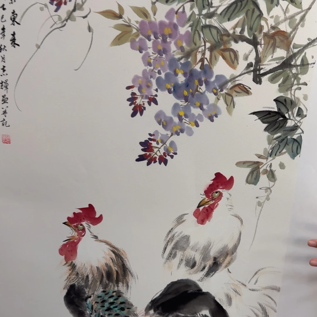 国画国画作品山水花鸟