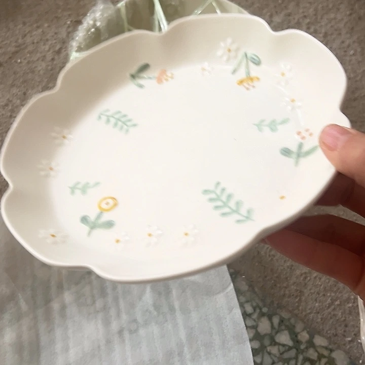 瓷片默认瑕疵商品小花深