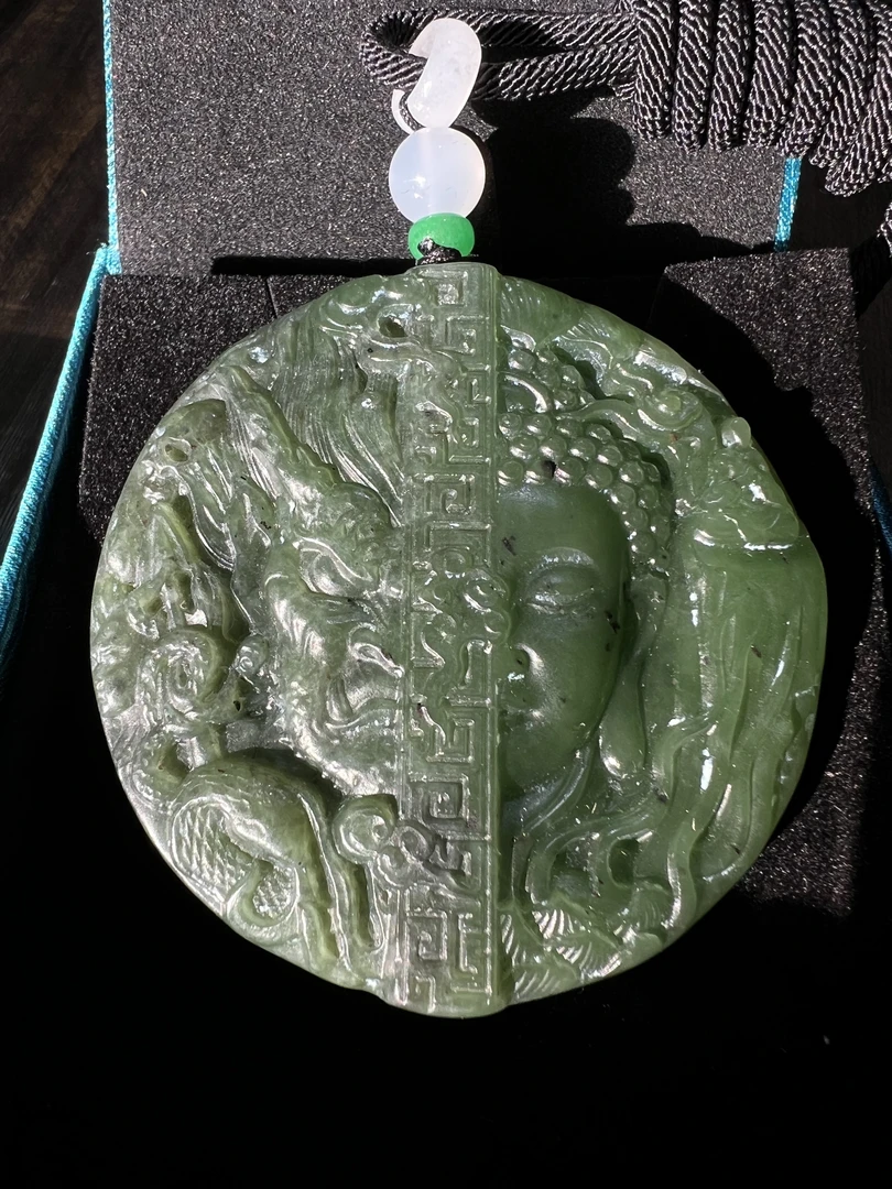 天然和田玉吊坠【A146】