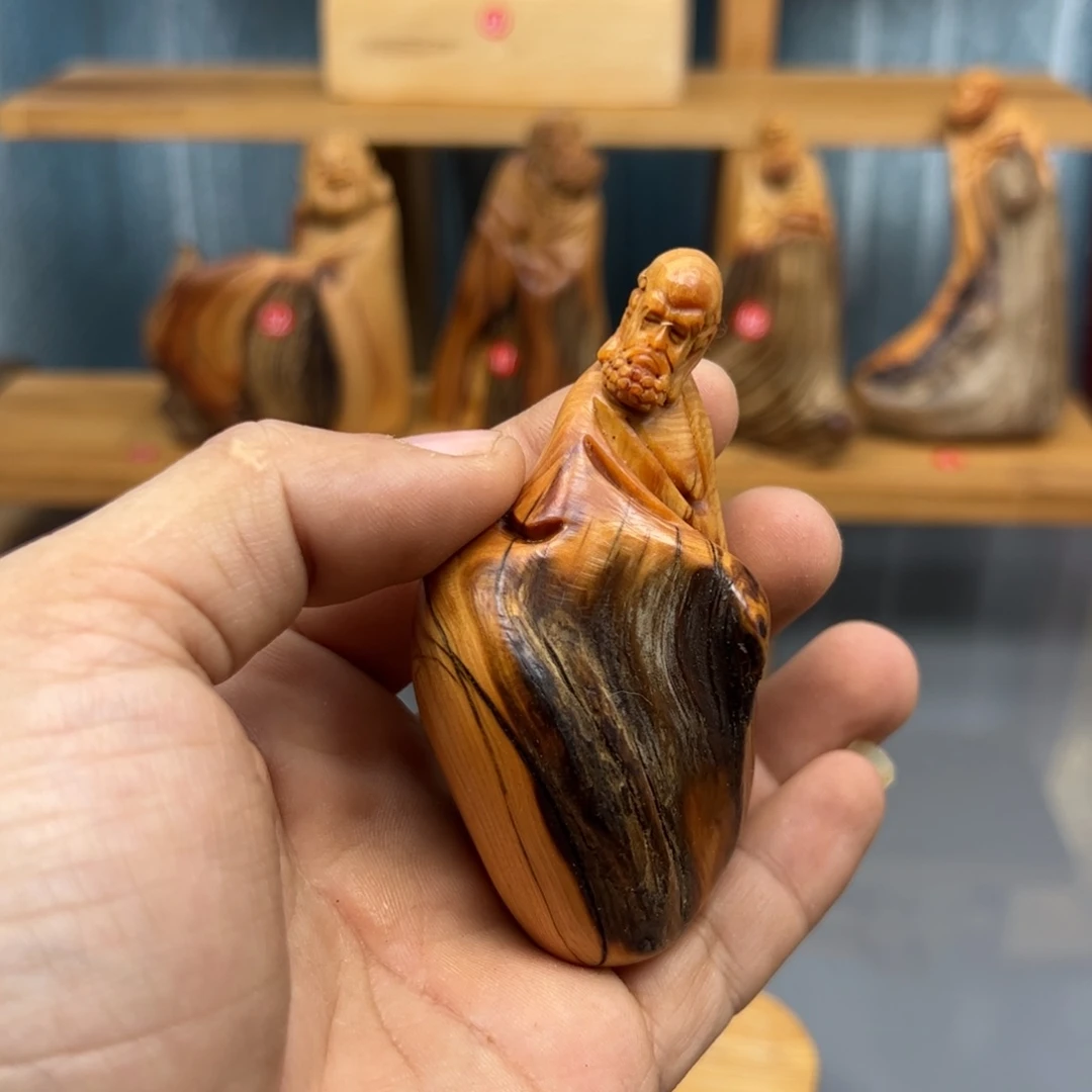 用***4木崖柏木摆件手把件
