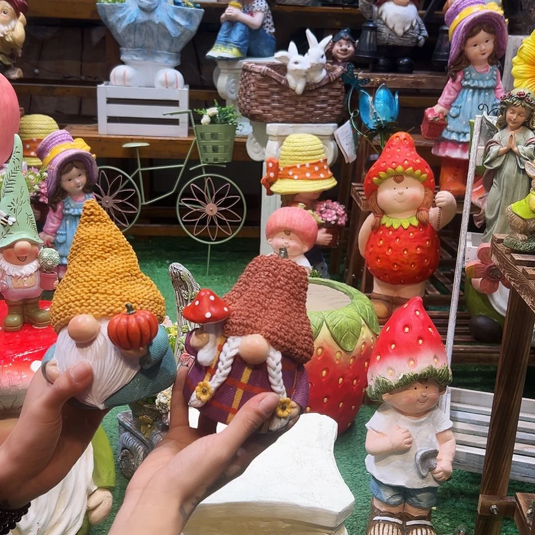 花园摆件红红火火