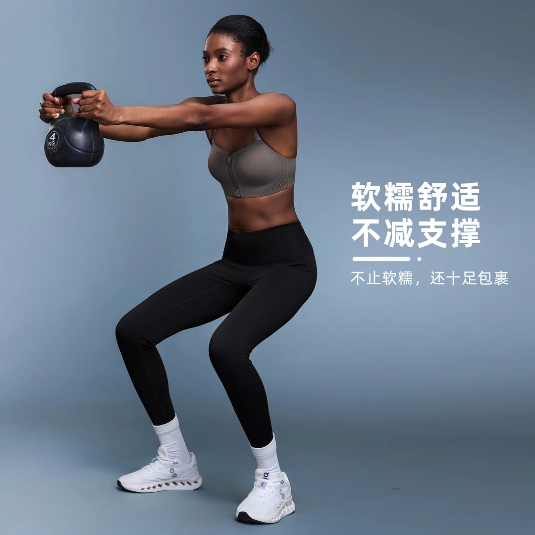 D19108-3秋冬户外骑行健身裤女加绒保暖紧身九分裤高腰提臀瑜伽裤