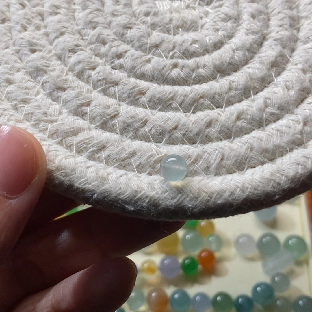 散珠翡翠5.5天然翡翠A货散珠