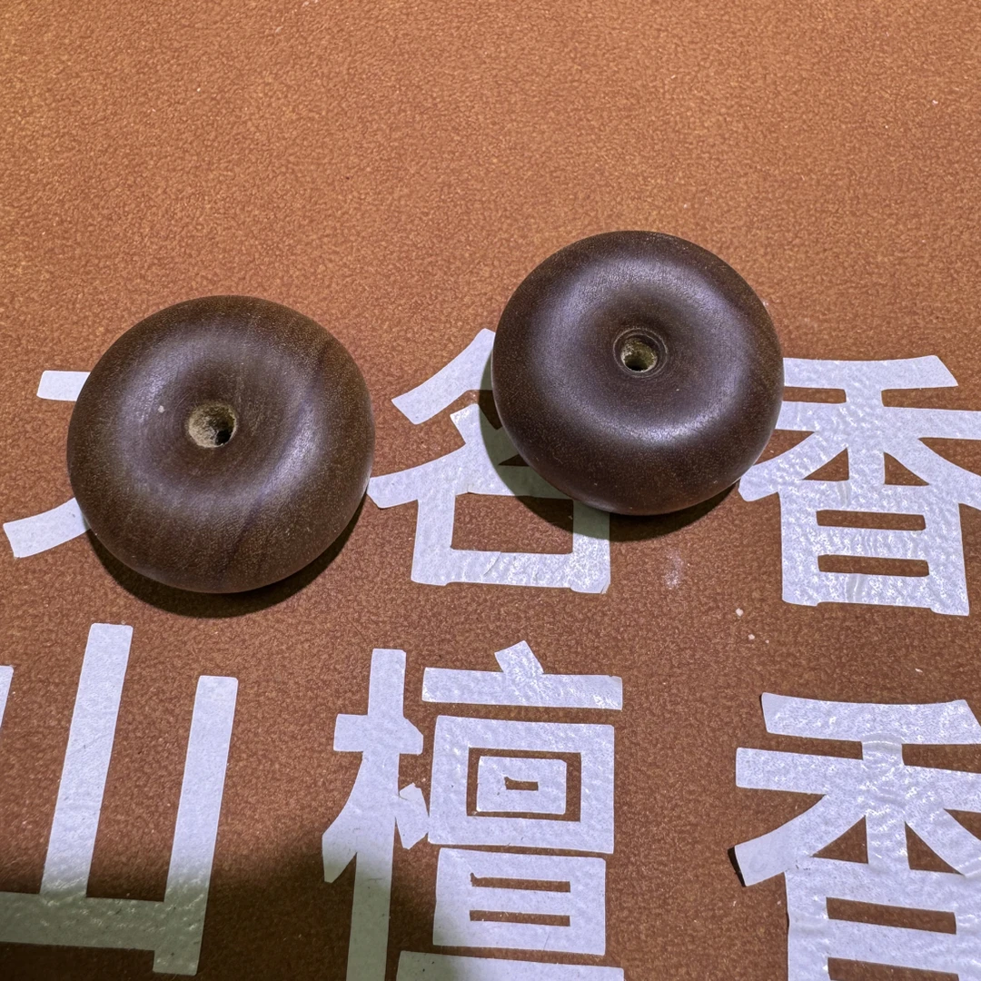 百年老山檀香平安扣3.0×1.5微瑕疵款