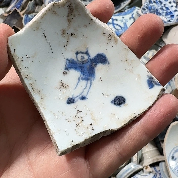 大***然瓷片瓷片标本，顺丰包邮