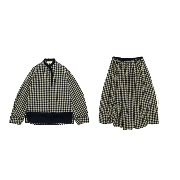 【25秋季新品】fa正品设计师品牌 长袖衬衫刺绣装饰花边衬衣