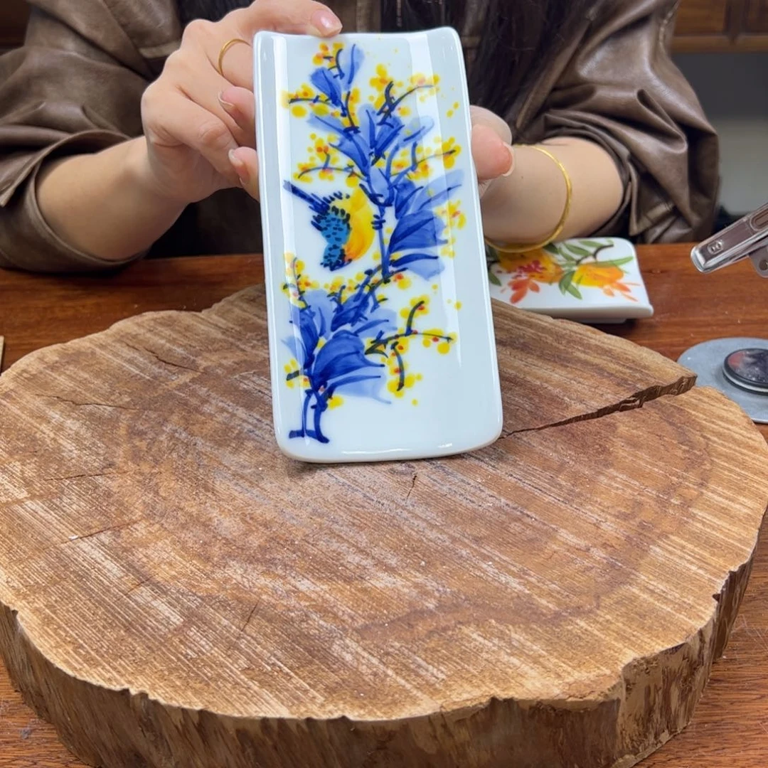 瓷片景德镇陶瓷手工手绘制作