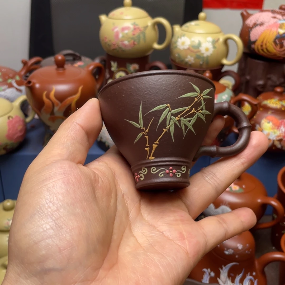茶杯紫砂紫砂主人杯100cc