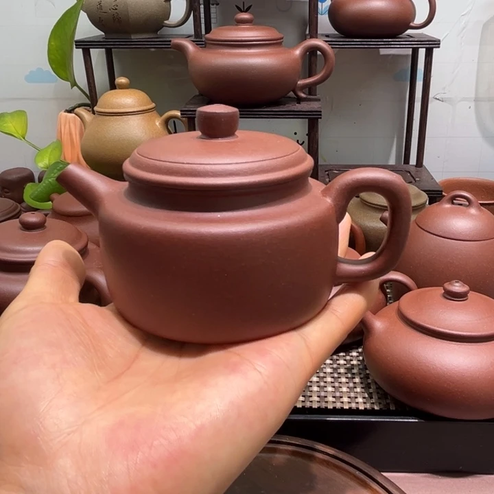 茶壶紫砂台西底槽清200cc德钟