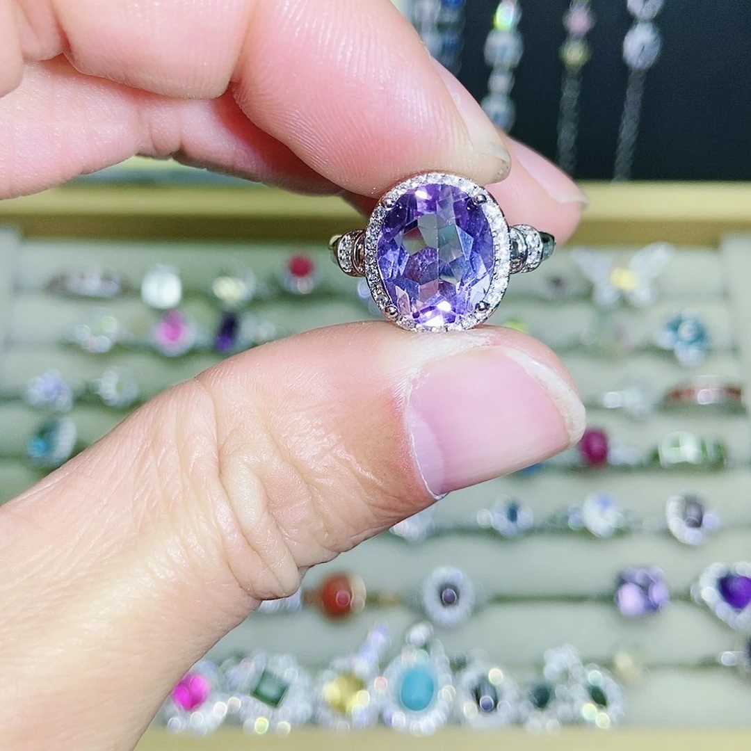 【闪购商品】未镶嵌戒指紫晶