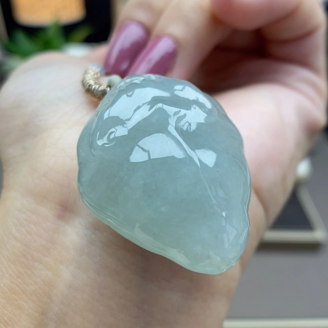 翡翠未镶嵌颈饰吊坠12