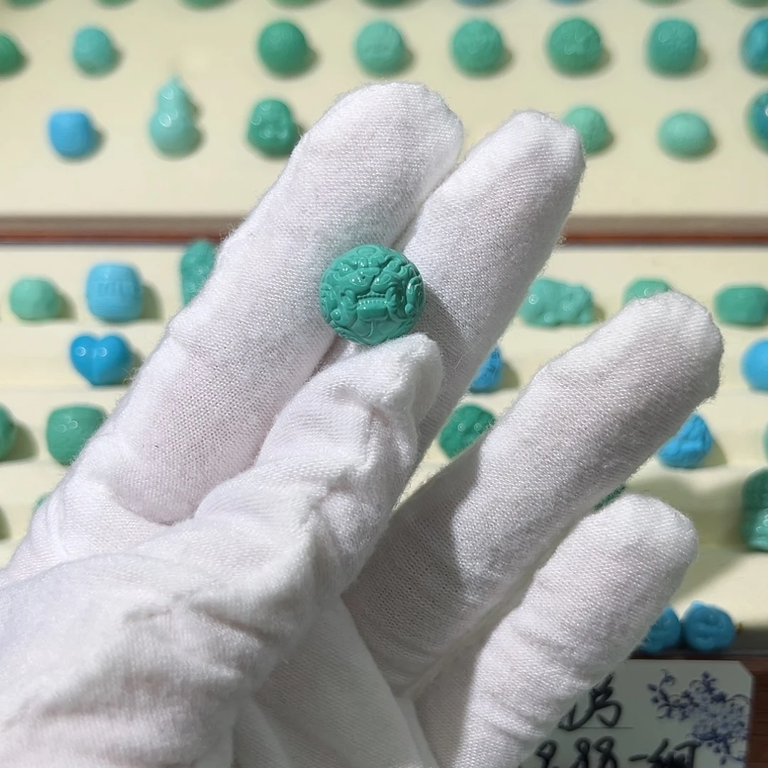 甜***柚高瓷绿貔貅尺寸13