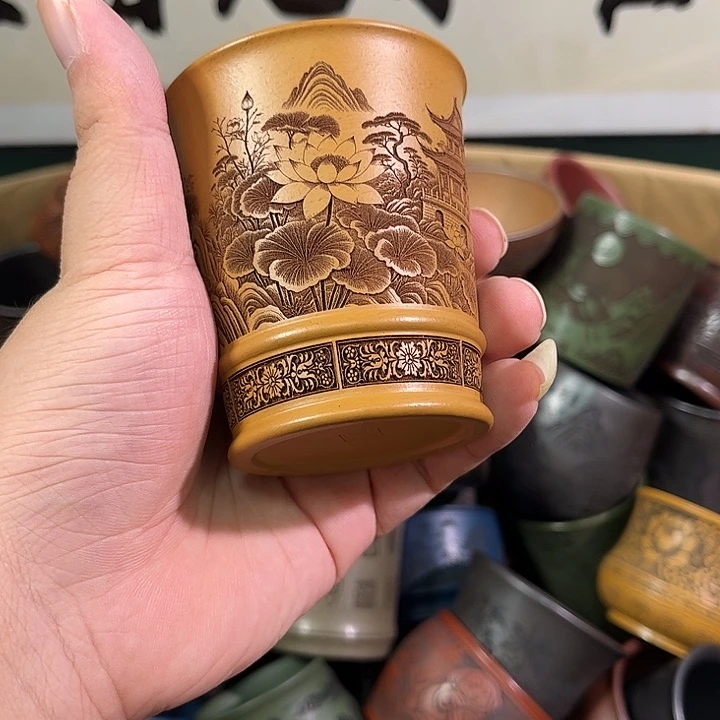茶杯紫砂全手工紫砂主人杯