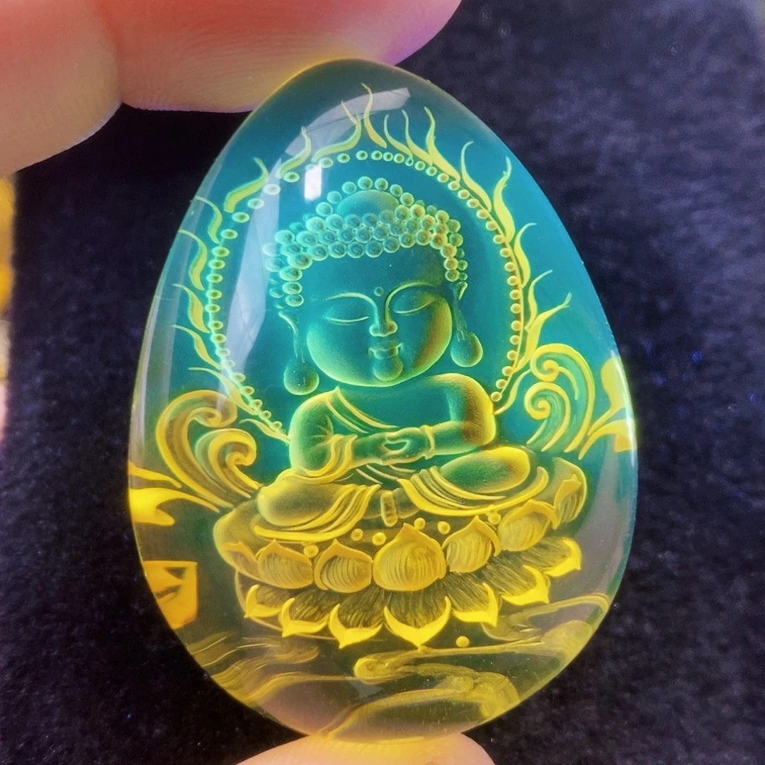 【闪购商品】金珀吊坠(不含链)未镶嵌