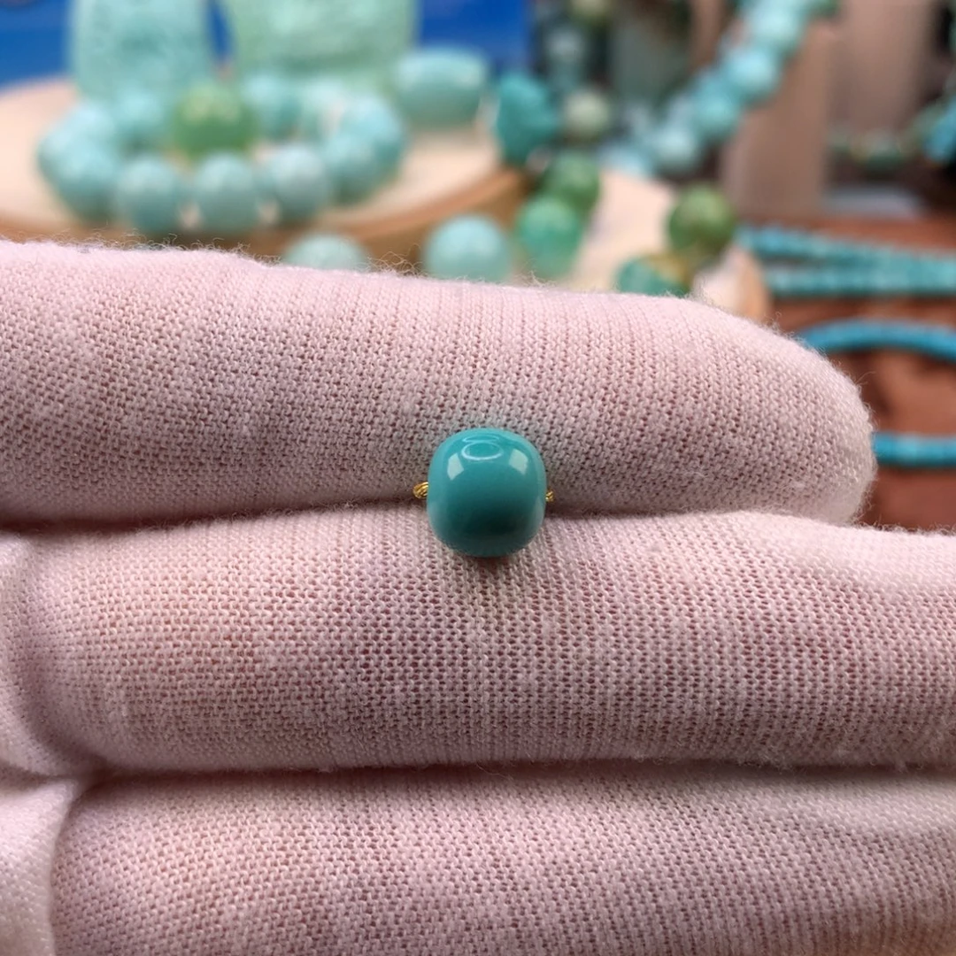 绿松石未镶嵌珠宝奇石8.5mm